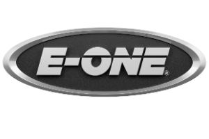 Logo E-ONE - Marca de vehículos especializados atendidos por Servicios MRR